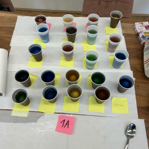 Ostereier färben 1A